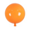 GLOBOSTAR® BALLOON  Παιδικό Φωτιστικό Οροφής με Ντουί 1 x E27 AC 220-240V IP20 - Πορτοκαλί - Μ30 x Π30 x Υ33cm