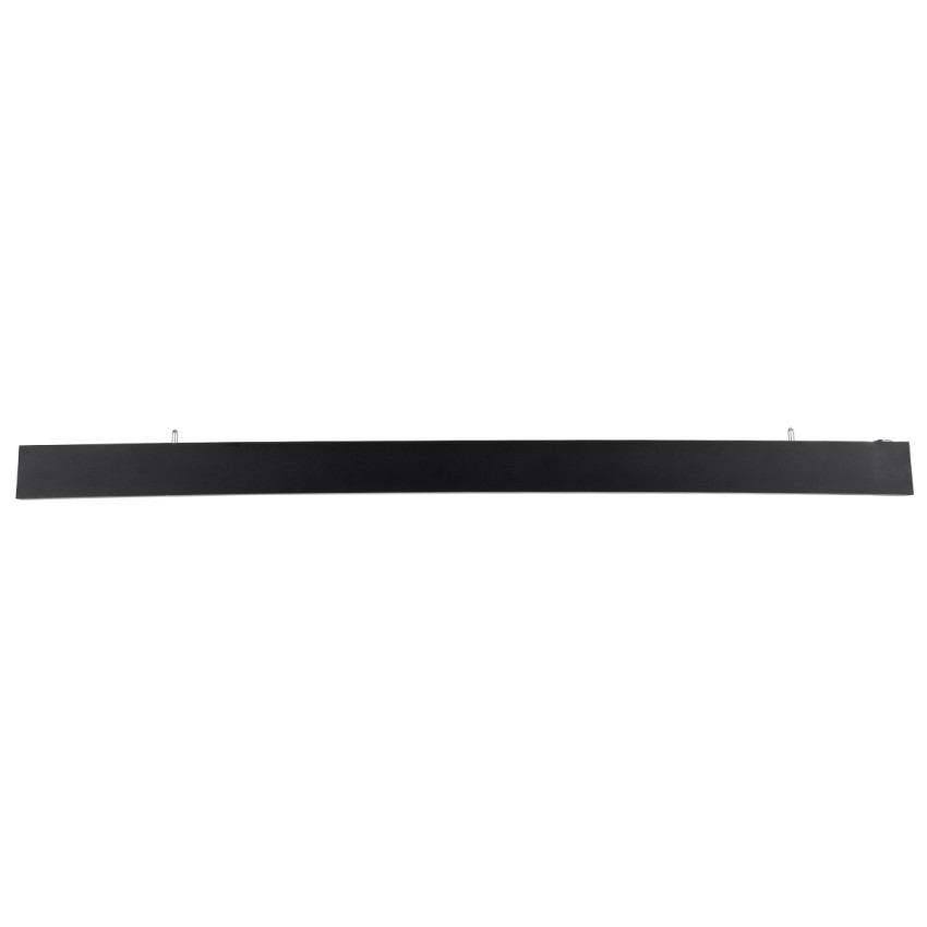 GLOBOSTAR® FELIX 61028-S Μοντέρνο Φωτιστικό Οροφής LED 54W 6500lm 120° AC 220-240V IP20 Ρυθμιζόμενο Λευκό CCT με Χειριστήριο από 2700K έως 6000K Dimmable - Lumileds SMD Chip - Μαύρο Ματ - Μ120 x Π3.5 x Υ7cm