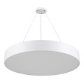 GLOBOSTAR® BURTON 61203-S Μοντέρνο Φωτιστικό Οροφής LED 75W 8625lm 120° AC 220-240V IP20 Ρυθμιζόμενο Λευκό CCT με Χειριστήριο από 2700K έως 6000K Dimmable - Lumileds SMD Chip - Λευκό Ματ - Μ60 x Π60 x Υ8cm