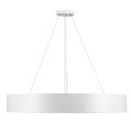 GLOBOSTAR® BURTON 61203-S Μοντέρνο Φωτιστικό Οροφής LED 75W 8625lm 120° AC 220-240V IP20 Ρυθμιζόμενο Λευκό CCT με Χειριστήριο από 2700K έως 6000K Dimmable - Lumileds SMD Chip - Λευκό Ματ - Μ60 x Π60 x Υ8cm