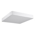 GLOBOSTAR® KAMALA 61209-S Μοντέρνο Φωτιστικό Οροφής LED 75W 8625lm 120° AC 220-240V IP20 Ρυθμιζόμενο Λευκό CCT με Χειριστήριο από 2700K έως 6000K Dimmable - Lumileds SMD Chip - Λευκό Ματ - Μ60 x Π60 x Υ8cm
