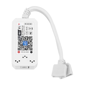 Ασύρματος Smart Home Wi-Fi LED RGBW Controller με 2 Εξόδους RGBW και Χειριστήριο 2.4Ghz RF DC 12V Max 144W - DC 24V Max 288W