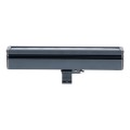 GLOBOSTAR® WASHERMARGO  Μπάρα Φωτισμού Wall Washer LED 6W 660lm 30° DC 24V Αδιάβροχο IP65 Θερμό Λευκό 2700Κ Dimmable - Bridgelux SMD Chip - Γκρι Ανθρακί - Μ30 x Π4 x Υ5cm