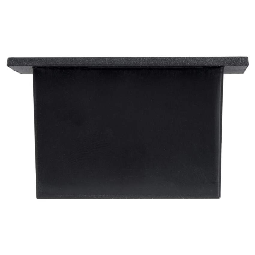 GLOBOSTAR® STEP-MINA  Χωνευτό Αρχιτεκτονικό Φωτιστικό Διαδρόμου/Σκαλοπατιού LED 3W 330lm 30° DC 24V Αδιάβροχο IP65 Θερμό Λευκό 2700K Dimmable - Μαύρο - Μ8.3 x Π8.3 x Υ5cm / Q6.6cm