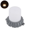 WALLLIGHT-MONA  Φωτιστικό Τοίχου - Απλίκα Point Light LED 12W 1320lm 360° DC 24V Αδιάβροχο IP65 Φ13 x Υ12.5cm Θερμό Λευκό 3000K - Γκρι Ανθρακί
