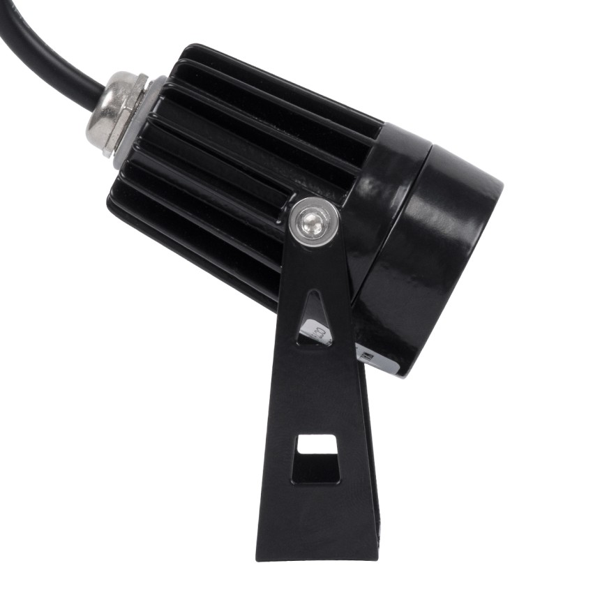 GLOBOSTAR® SPOT-TOLA  Αρχιτεκτονικό Σποτ Φωτισμου LED 1W 110lm 10° DC 24V Αδιάβροχο IP65 Θερμό Λευκό 2700K Dimmable - Γκρι Ανθρακί - Μ5 x Π5 x Υ9cm