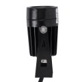GLOBOSTAR® SPOTTOLA  Αρχιτεκτονικό Σποτ Φωτισμου LED 1W 110lm 10° DC 24V Αδιάβροχο IP65 Θερμό Λευκό 2700K Dimmable - Bridgelux SMD Chip - Γκρι Ανθρακί Ματ - Μ5 x Π5 x Υ9cm