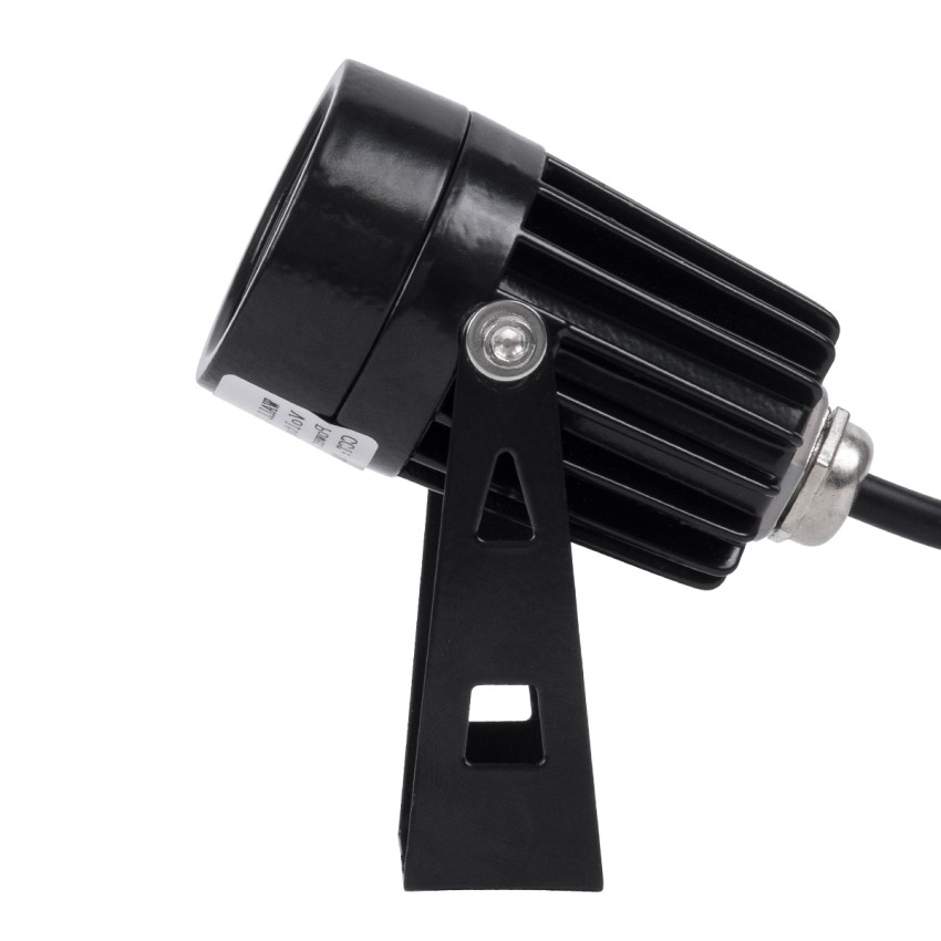 GLOBOSTAR® SPOTTOLA  Αρχιτεκτονικό Σποτ Φωτισμου LED 1W 110lm 10° DC 24V Αδιάβροχο IP65 Θερμό Λευκό 2700K Dimmable - Bridgelux SMD Chip - Γκρι Ανθρακί Ματ - Μ5 x Π5 x Υ9cm
