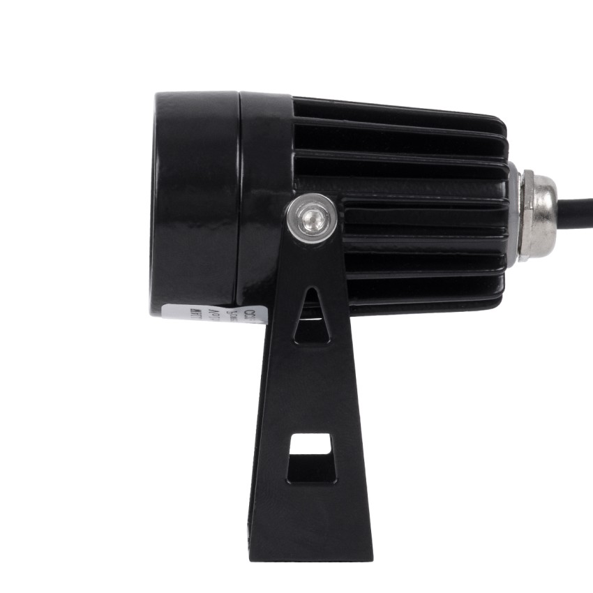 GLOBOSTAR® SPOTTOLA  Αρχιτεκτονικό Σποτ Φωτισμου LED 1W 110lm 10° DC 24V Αδιάβροχο IP65 Θερμό Λευκό 2700K Dimmable - Bridgelux SMD Chip - Γκρι Ανθρακί Ματ - Μ5 x Π5 x Υ9cm