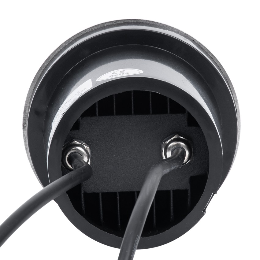 UNDERGROUND-TINA  Χωνευτό Φωτιστικό Σποτ Δαπέδου LED 9W 945lm 30° DC 24V Αδιάβροχο IP65 Φ12 x Υ9cm Πολύχρωμο RGBW DMX512 - Ανοξείδωτο Ατσάλι