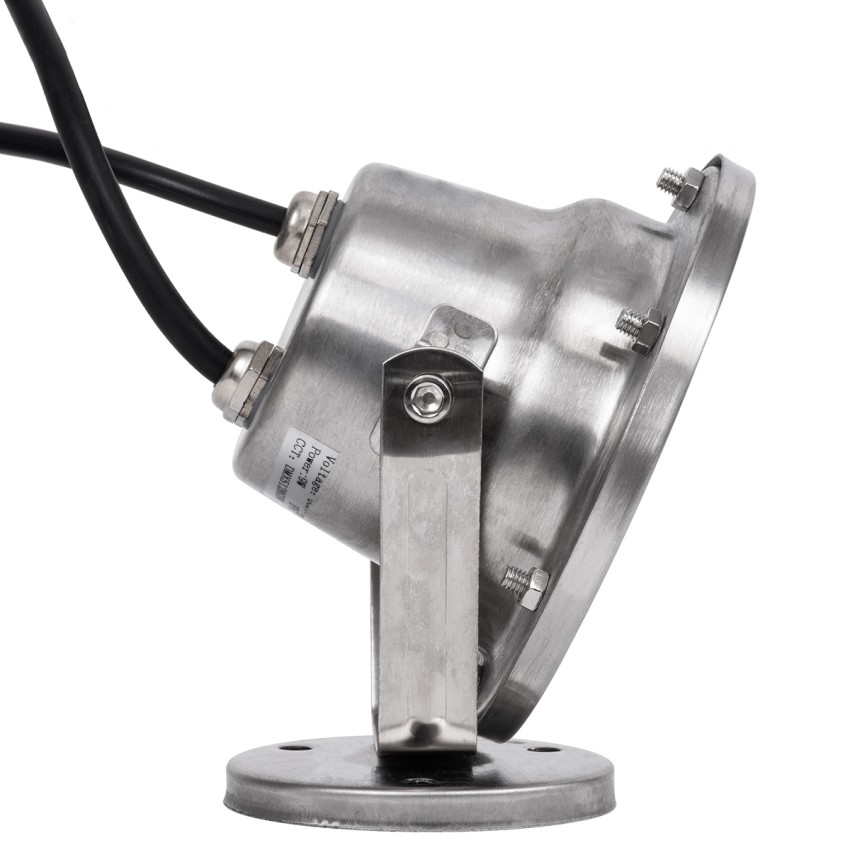 UNDERWATER-DINA  Υποβρύχιο Φωτιστικό Σποτ Ειδικό για Σιντριβάνια LED 9W 945lm 30° DC 24V Αδιάβροχο IP68 Φ12 x Υ14cm Πολύχρωμο RGBW DMX512 - Ανοξείδωτο Ατσάλι