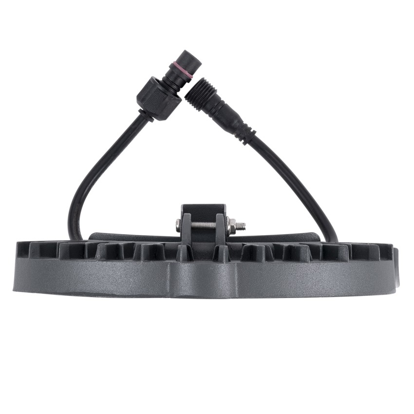 GLOBOSTAR® TREELIGHT-GINA  Κυρτή Μπάρα Φωτισμού Wall Washer για Φυτά - Δέντρα LED 6W 660lm 30° DC 24V Αδιάβροχο IP65 Θερμό Λευκό 2700K Dimmable - Γκρι Ανθρακί - Μ18 x Π3.5 x Υ7cm