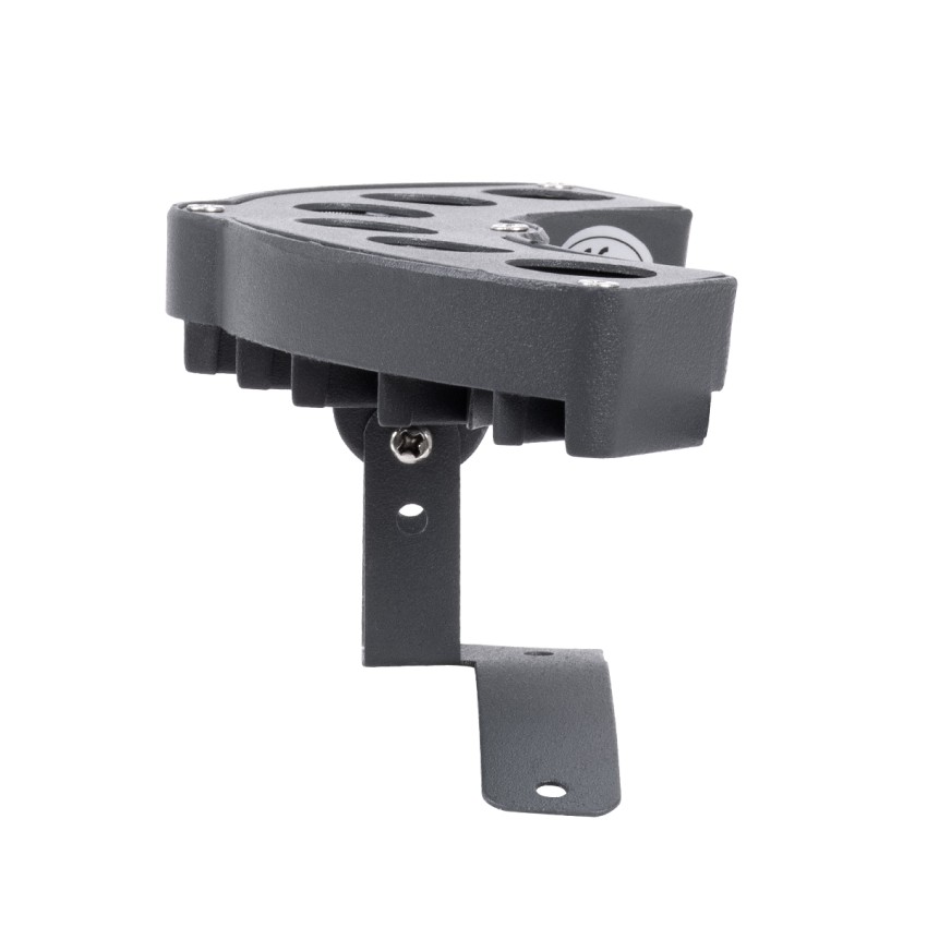 GLOBOSTAR® TREELIGHT-GINA  Κυρτή Μπάρα Φωτισμού Wall Washer για Φυτά - Δέντρα LED 6W 660lm 30° DC 24V Αδιάβροχο IP65 Θερμό Λευκό 2700K Dimmable - Γκρι Ανθρακί - Μ18 x Π3.5 x Υ7cm
