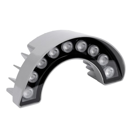 GLOBOSTAR® TREEWINA  Κυρτή Μπάρα Φωτισμού Wall Washer για Φυτά - Δέντρα LED 9W 990lm 30° DC 24V Αδιάβροχο IP65 Θερμό Λευκό 2700K Dimmable - Bridgelux SMD Chip - Γκρι Ανθρακί - Μ20.5 x Π5.5 x Υ11cm