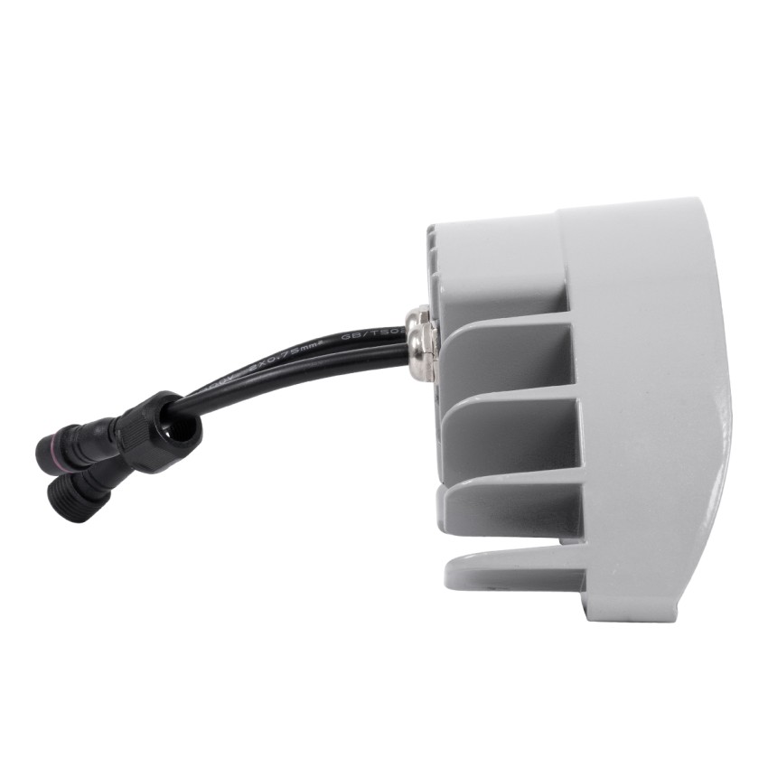 GLOBOSTAR® TREELIGHT-WINA  Κυρτή Μπάρα Φωτισμού Wall Washer για Φυτά - Δέντρα LED 9W 990lm 30° DC 24V Αδιάβροχο IP65 Θερμό Λευκό 2700K Dimmable - Γκρι Ανθρακί - Μ20.5 x Π5.5 x Υ11cm