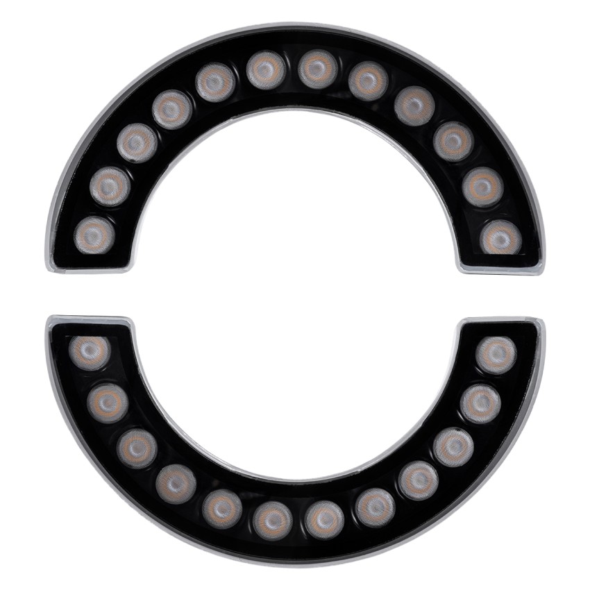 GLOBOSTAR® TREELIGHT-WINA  Κυρτή Μπάρα Φωτισμού Wall Washer για Φυτά - Δέντρα LED 12W 1320lm 30° DC 24V Αδιάβροχο IP65 Θερμό Λευκό 2700K Dimmable - Γκρι Ανθρακί - Μ23.5 x Π7.5 x Υ12cm