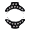 GLOBOSTAR® TREELIGHT-PINA  Κυρτή Μπάρα Φωτισμού Wall Washer για Φυτά - Δέντρα LED 9W 990lm 30° DC 24V Αδιάβροχο IP65 Θερμό Λευκό 2700K Dimmable - Γκρι Ανθρακί - Μ20.5 x Π5.5 x Υ12cm
