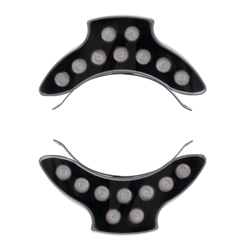 GLOBOSTAR® TREELIGHT-PINA  Κυρτή Μπάρα Φωτισμού Wall Washer για Φυτά - Δέντρα LED 9W 990lm 30° DC 24V Αδιάβροχο IP65 Θερμό Λευκό 2700K Dimmable - Γκρι Ανθρακί - Μ20.5 x Π5.5 x Υ12cm
