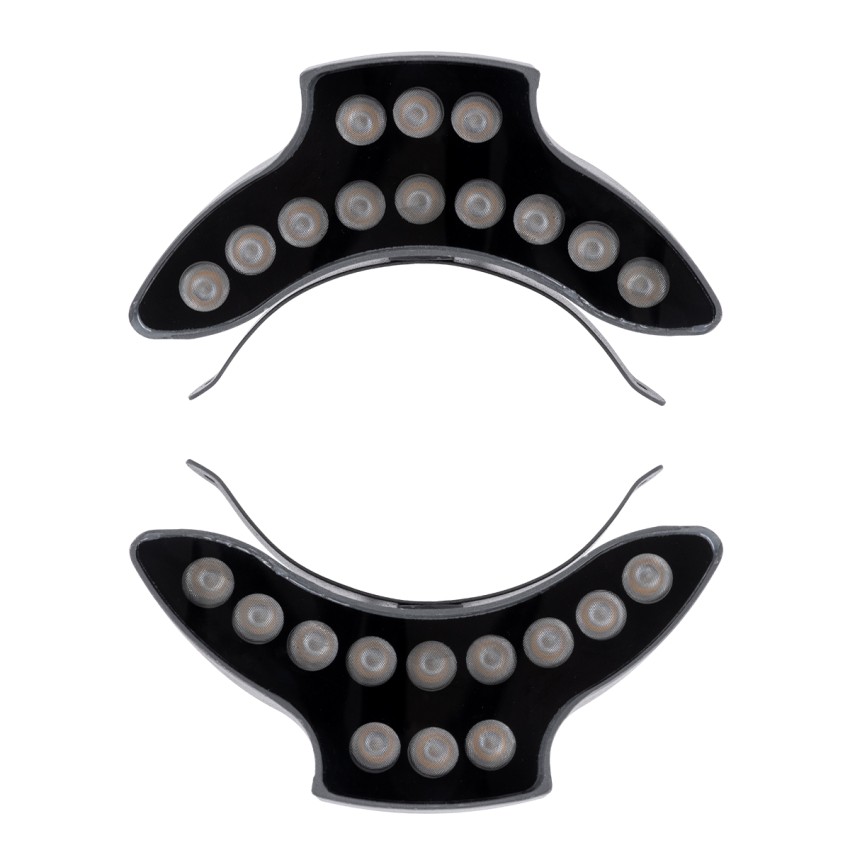 GLOBOSTAR® TREELIGHT-PINA  Κυρτή Μπάρα Φωτισμού Wall Washer για Φυτά - Δέντρα LED 12W 1320lm 30° DC 24V Αδιάβροχο IP65 Θερμό Λευκό 2700K Dimmable - Γκρι Ανθρακί - Μ20.5 x Π5.5 x Υ12cm
