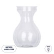 GRACE  Διακοσμητικό Βάζο Πλαστικό Διάφανο Φ9 x Υ13cm