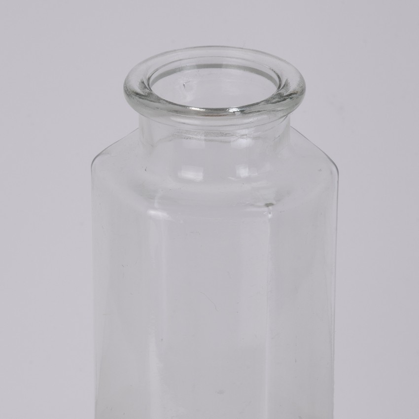 LUCY Διακοσμητικό Βάζο Γυάλινο Διάφανο με Σχοινί Φ5.8 x Υ19.6cm LUCY Διακοσμητικό Βάζο Γυάλινο Διάφανο με Σχοινί Φ5.8 x Υ19.6cm