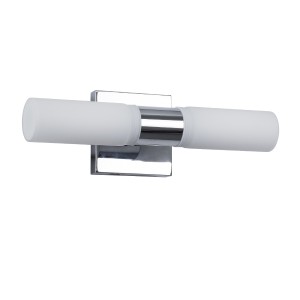 ANAIS  Μοντέρνο Φωτιστικό Τοίχου - Απλίκα Καθρέπτη Μπάνιου - Πίνακα 2 x G9 270° AC 220-240V IP44 Μ34 x Π12 x Υ11cm - Χρώμιο Νίκελ