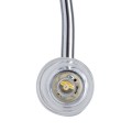 GLOBOSTAR® FLORA  Μοντέρνο Φωτιστικό Τοίχου - Απλίκα Καθρέπτη Μπάνιου με Ντουί 2 x G9 AC 220-240V IP44 - Νίκελ Χρώμιο - Μ31 x Π13 x Υ12cm