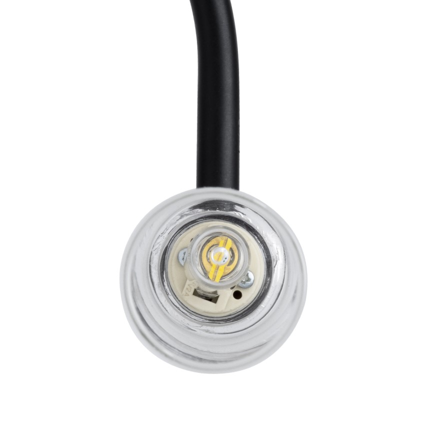 PAOLA  Μοντέρνο Φωτιστικό Τοίχου - Απλίκα Καθρέπτη Μπάνιου - Πίνακα 2 x G9 270° AC 220-240V IP44 Μ31 x Π16 x Υ15cm - Μαύρο