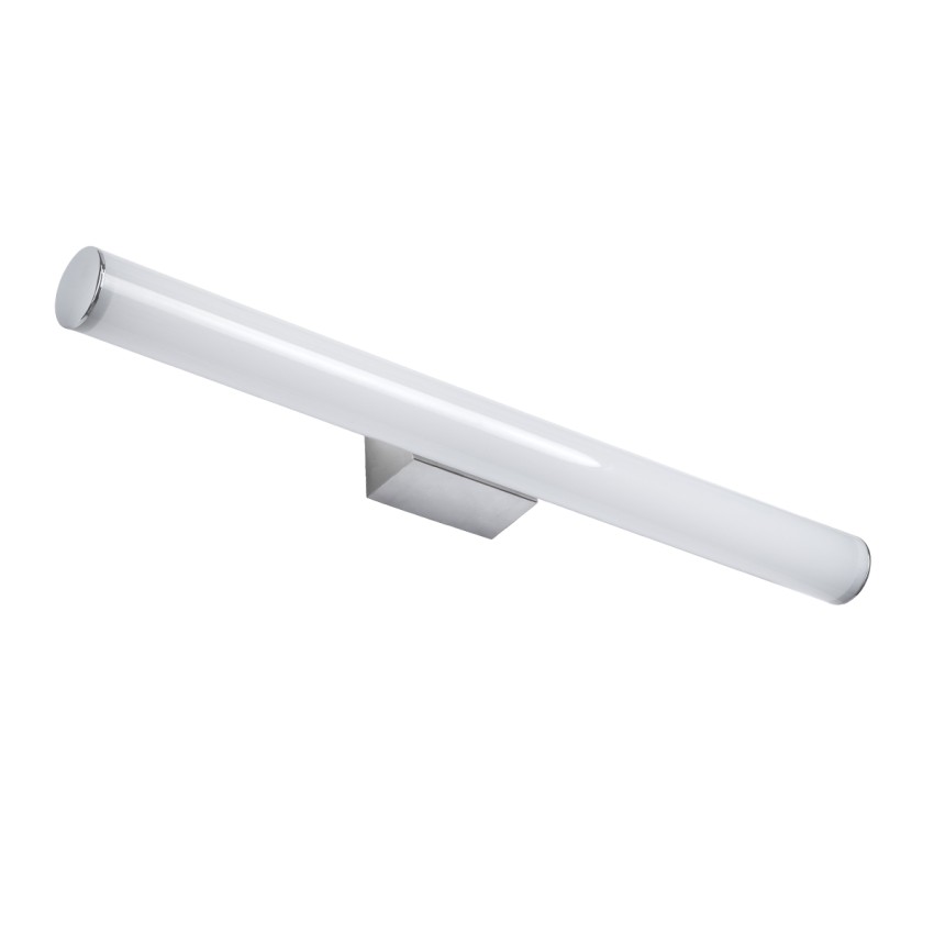 GLOBOSTAR® MABEL  Μοντέρνο Φωτιστικό Τοίχου - Απλίκα Καθρέπτη Μπάνιου LED 12W 1400lm 240° AC 220-240V IP20 Φυσικό Λευκό 4500K - Bridgelux SMD Chip - Νίκελ Χρώμιο - Μ60 x Π10 x Υ5cm