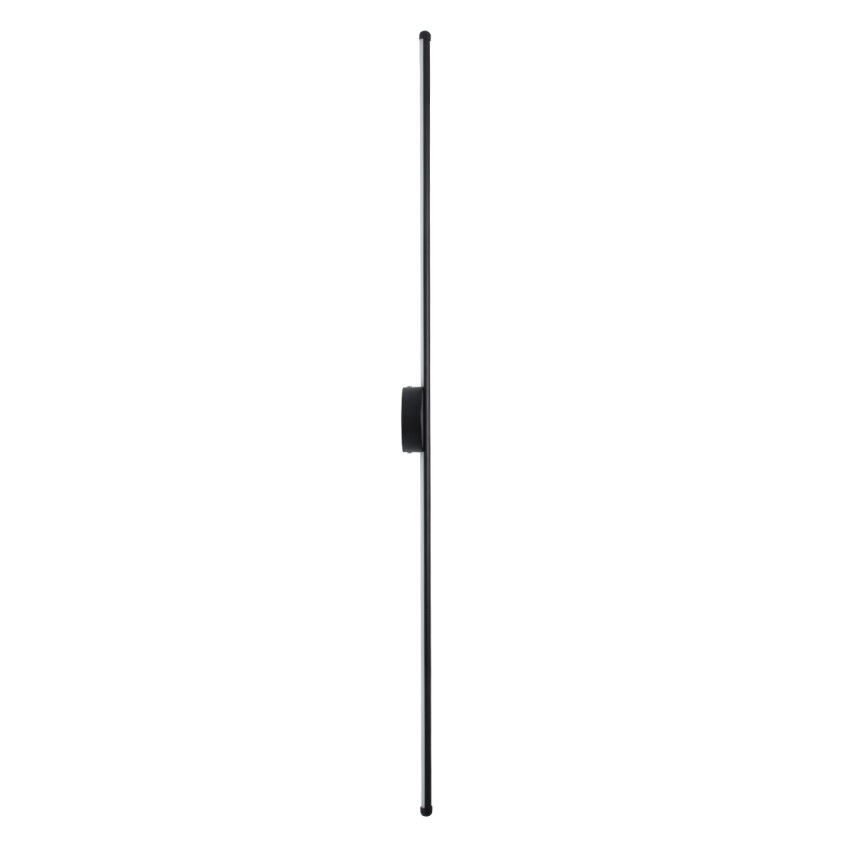 GLOBOSTAR® DIADEM  Μοντέρνο Φωτιστικό Τοίχου - Απλίκα LED 18W 2160lm 120° AC 220-240V IP20 Ρυθμιζόμενο Λευκό CCT με On/Off 2700K/4500K/6000K - Lumileds SMD Chip - Μαύρο Ματ - Μ10 x Π4 x Υ120cm