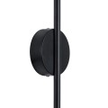 GLOBOSTAR® DIADEM  Μοντέρνο Φωτιστικό Τοίχου - Απλίκα LED 18W 2160lm 120° AC 220-240V IP20 Ρυθμιζόμενο Λευκό CCT με On/Off 2700K/4500K/6000K - Lumileds SMD Chip - Μαύρο Ματ - Μ10 x Π4 x Υ120cm