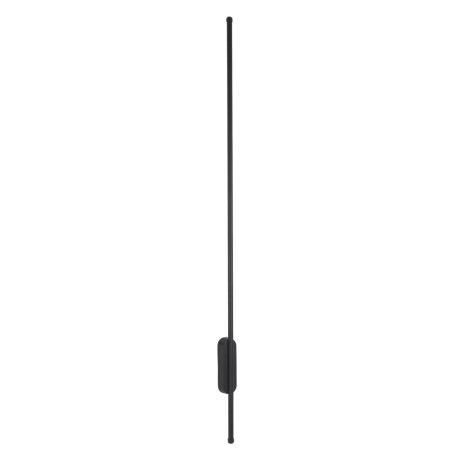 HARLEM  Φωτιστικό Τοίχου - Απλίκα Design LED CCT 18W 2160lm 120° AC 220-240V - Εναλλαγή Φωτισμού μέσω Διακόπτη On/Off All In One Ψυχρό 6000k+Φυσικό 4500k+Θερμό 2700k Μ5 x Π4 x Υ120cm - Μαύρο