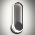DALLAS  Φωτιστικό Τοίχου - Απλίκα Design LED CCT 12W 1440lm 360° AC 220-240V - Εναλλαγή Φωτισμού μέσω Διακόπτη On/Off All In One Ψυχρό 6000k+Φυσικό 4500k+Θερμό 2700k Μ12 x Π6.5 x Υ32cm - Λευκό