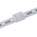 GLOBOSTAR® STRIPCON  Ταχυσύνδεσμος για RGBW+WW Ταινία LED 12mm σε 12mm IP20 - Διάφανο - Μ1.9 x Π1.6 x Υ0.7cm
