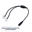 Καλώδιο Τροφοδοσίας DC για 2 Ταινίες LED από Female 2.1x5.5 σε 2 x 10mm 2 PIN Connector Μ32.3 x Π2 x Υ1cm