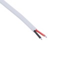 Καλώδιο Τροφοδοσίας DC 2 Μέτρων από Female 2.1x5.5mm σε 2 x 0.3mm Ατερμάτιστο Καλώδιο Μ200 x Π1.1cm Λευκό
