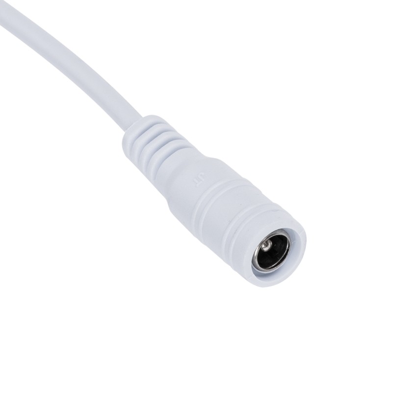 Καλώδιο Τροφοδοσίας DC 2 Μέτρων από Female 2.1x5.5mm σε 2 x 0.3mm Ατερμάτιστο Καλώδιο Μ200 x Π1.1cm Λευκό