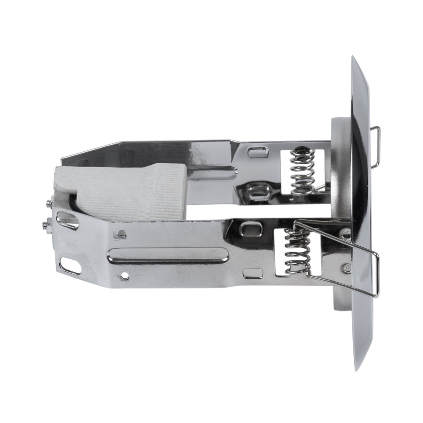 ACIDA  Χωνευτή Στρογγυλή Μεταλλική Βάση Μπετού για Λάμπα R63 με Ντουί E27 AC 220-240V IP20 Φ11 x Υ11cm - Νίκελ