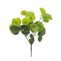 CENTELLA  Τεχνητό Φυτό Σεντέλα - Μπουκέτο Διακοσμητικών Φυτών - Κλαδιών με Φύλλωμα Πράσινο Υ33cm