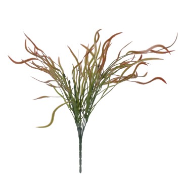 SPLEENWORTH SMALL  Τεχνητό Φυτό Ασπλήνιο Μικρό - Μπουκέτο Διακοσμητικών Φυτών - Κλαδιών με Φύλλωμα Πράσινο - Κόκκινο Υ50cm