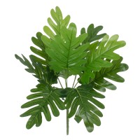 TREE PHILODENDRON  Τεχνητό Φυτό Φιλόδεντρο - Μπουκέτο Διακοσμητικών Φυτών - Κλαδιών με Φύλλωμα Πράσινο Υ40cm