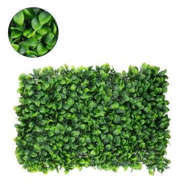 Συνθετικό Τεχνητό Διακοσμητικό Πάνελ Φυλλωσιάς - Κάθετος Κήπος Πεπερομία - Πράσινο Μ60 x Υ40 x Π8cm