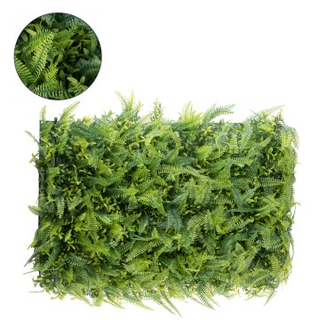 Συνθετικό Τεχνητό Διακοσμητικό Πάνελ Φυλλωσιάς - Κάθετος Κήπος Νάνος Φτέρη - Γιασεμί - Πράσινο Μ60 x Υ40 x Π9cm Συνθετικό Τεχνητό Διακοσμητικό Πάνελ Φυλλωσιάς - Κάθετος Κήπος Νάνος Φτέρη - Γιασεμί - Πράσινο Μ60 x Υ40 x Π9cm