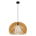 GLOBOSTAR® SCANDINAVIA  Boho Κρεμαστό Φωτιστικό Οροφής με Ντουί 1 x E27 AC 220-240V IP20 - Μπεζ - Μ44 x Π44 x Υ28cm