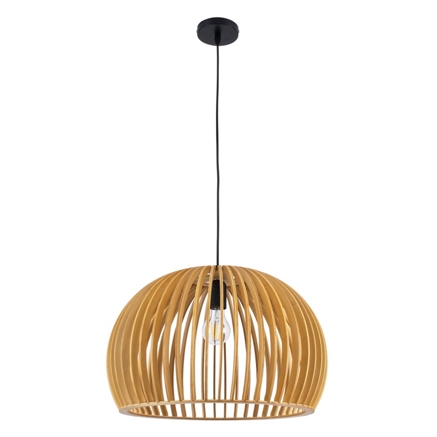 GLOBOSTAR® SCANDINAVIA  Boho Κρεμαστό Φωτιστικό Οροφής με Ντουί 1 x E27 AC 220-240V IP20 - Μπεζ - Μ44 x Π44 x Υ28cm