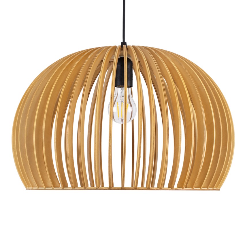 GLOBOSTAR® SCANDINAVIA  Boho Κρεμαστό Φωτιστικό Οροφής με Ντουί 1 x E27 AC 220-240V IP20 - Μπεζ - Μ44 x Π44 x Υ28cm