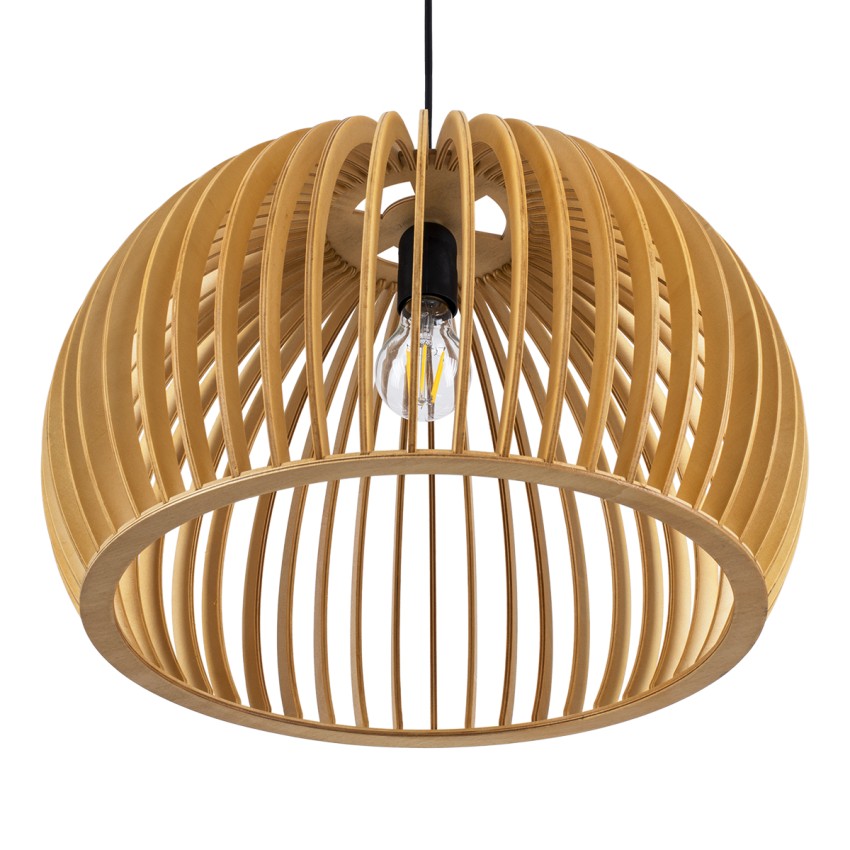 GLOBOSTAR® SCANDINAVIA  Boho Κρεμαστό Φωτιστικό Οροφής με Ντουί 1 x E27 AC 220-240V IP20 - Μπεζ - Μ44 x Π44 x Υ28cm