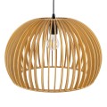 GLOBOSTAR® SCANDINAVIA  Boho Κρεμαστό Φωτιστικό Οροφής με Ντουί 1 x E27 AC 220-240V IP20 - Μπεζ - Μ44 x Π44 x Υ28cm