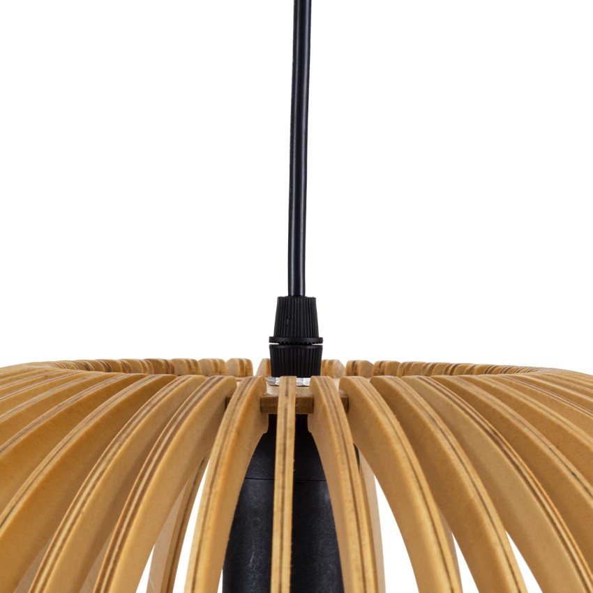 GLOBOSTAR® SCANDINAVIA  Boho Κρεμαστό Φωτιστικό Οροφής με Ντουί 1 x E27 AC 220-240V IP20 - Μπεζ - Μ44 x Π44 x Υ28cm