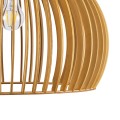 GLOBOSTAR® SCANDINAVIA  Boho Κρεμαστό Φωτιστικό Οροφής με Ντουί 1 x E27 AC 220-240V IP20 - Μπεζ - Μ44 x Π44 x Υ28cm
